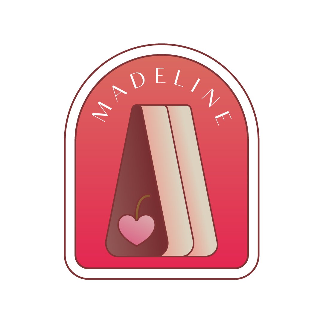Madeline – вертикальный фирменный блок 2